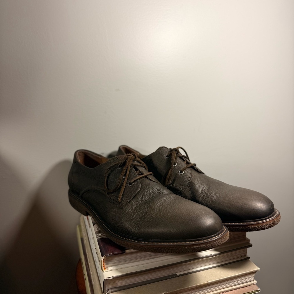 G.H. Bass & Co. Men’s Size 13M Dark Brown Leather Lace Up Oxfords